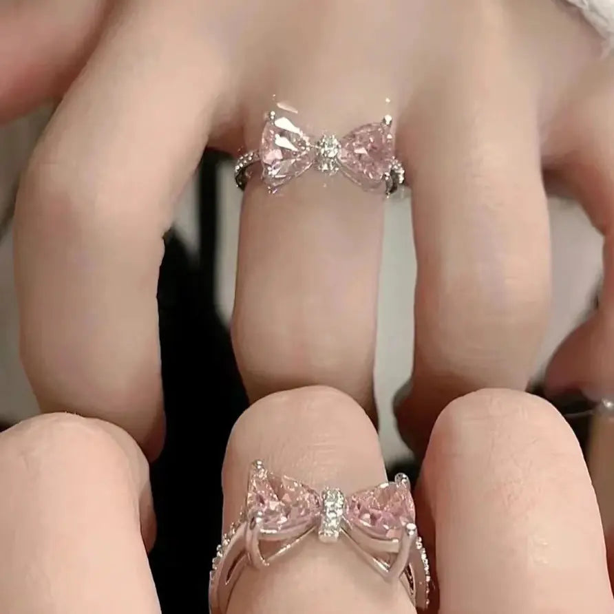 Princess Zircon Bow Ring