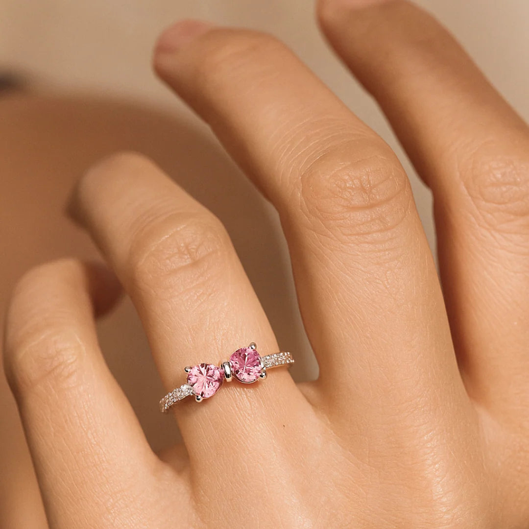 Princess Zircon Bow Ring