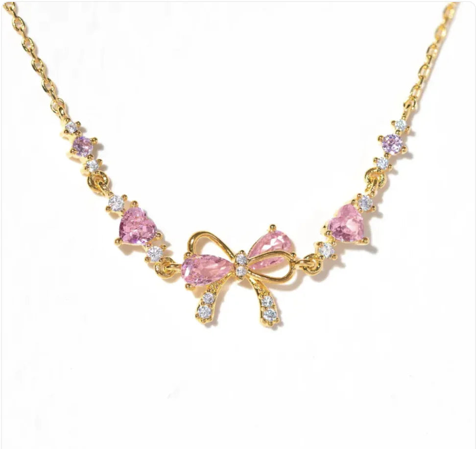 Princess Bow Zircon Bracelet