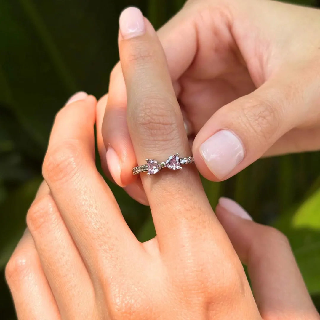 Princess Zircon Bow Ring