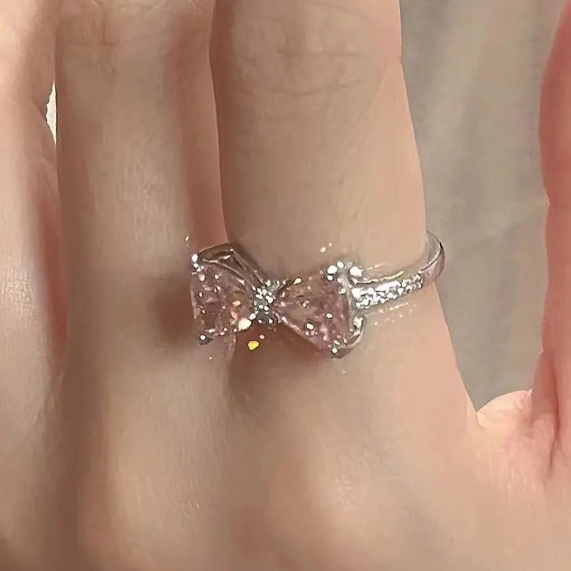Princess Zircon Bow Ring